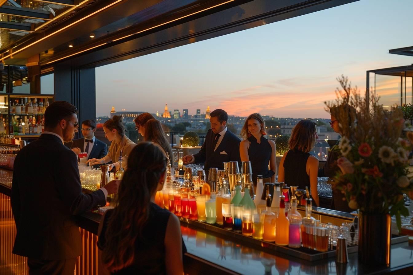 Le Marta Paris : bar à cocktails sur le rooftop de l'hôtel Barrière pour une soirée festive