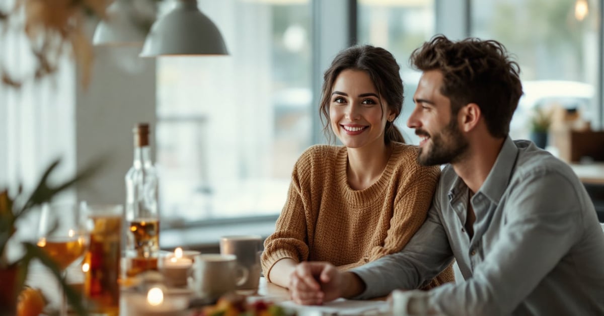 Idée soirée couple romantique à la maison avec bougies et dîner aux chandelles