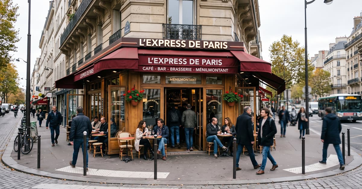 L'Express de Paris Ménilmontant, bar atypique du 20e arrondissement de Paris