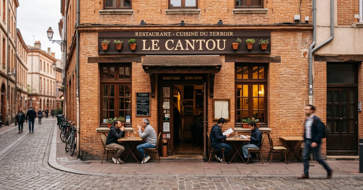 Le Cantou à Toulouse, architecture et ambiance typique du quartier historique toulousain