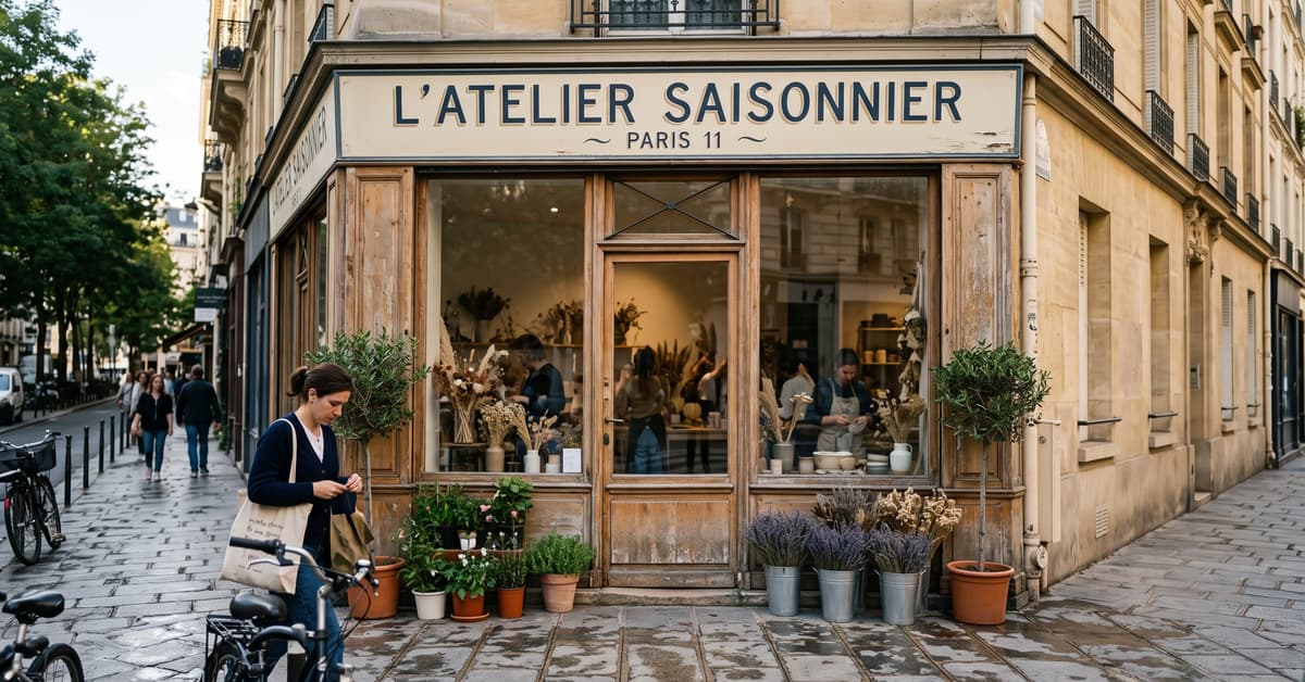 L'Atelier Saisonnier Paris 11 – espace de cours culinaires dans un cadre moderne et chaleureux