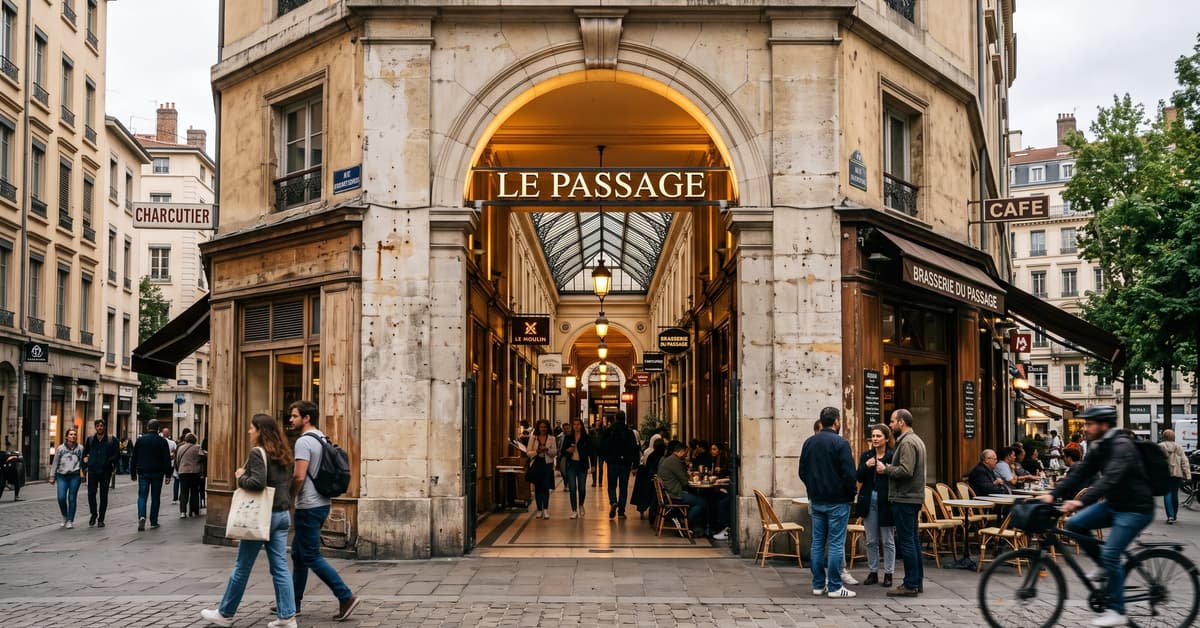 Le Passage Lyon, galerie historique au cœur de la ville, ambiance authentique et architecture emblématique