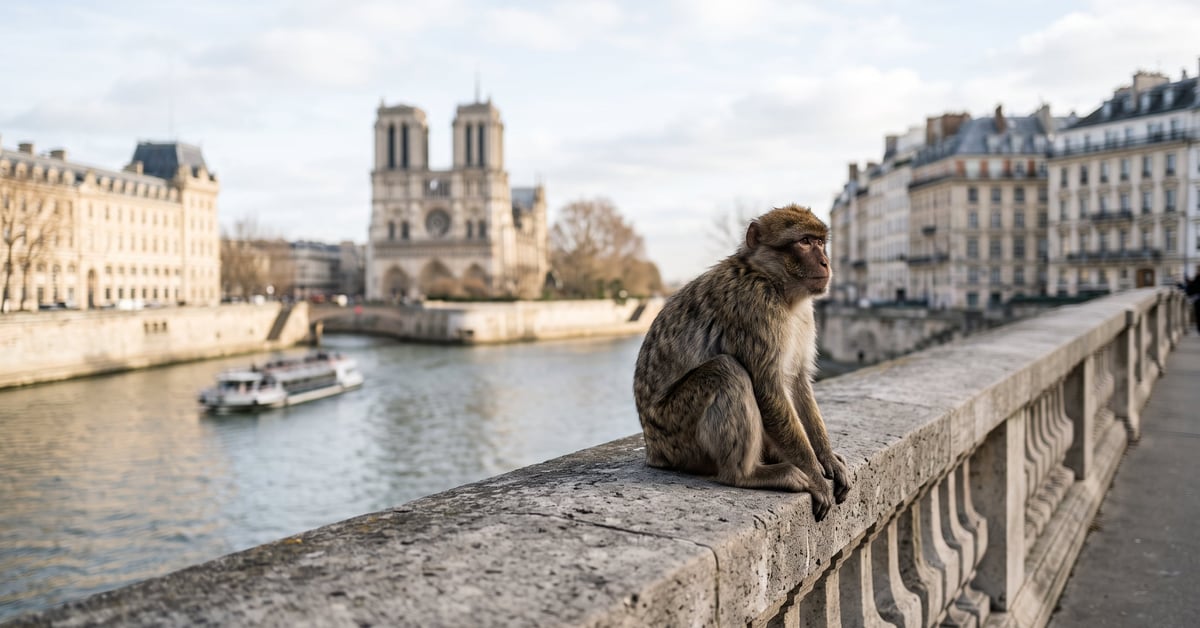 Le Singe à Paris, bistrot animé au cœur de la capitale française